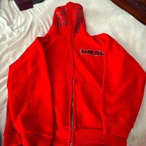 Stay Humble red hoodie size small